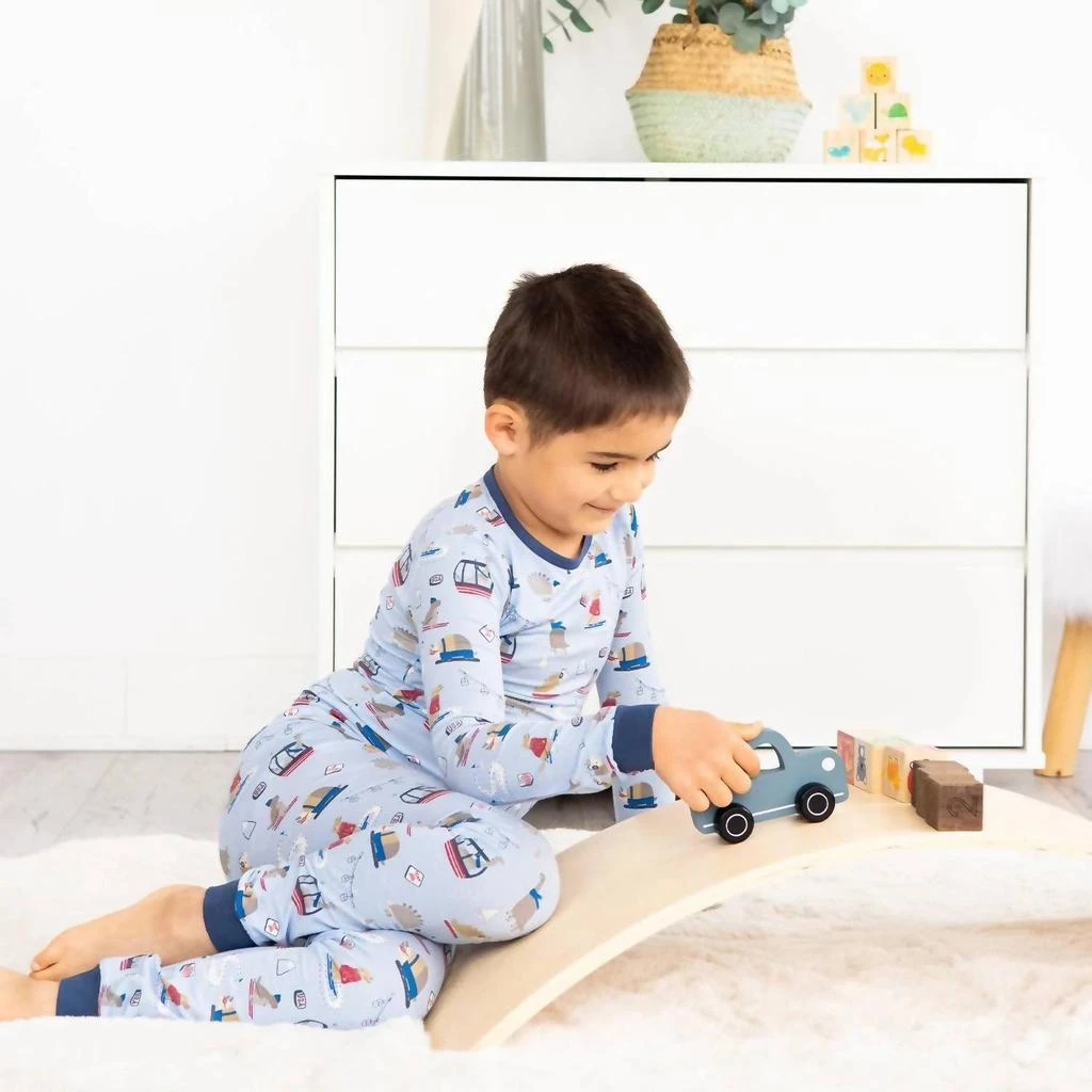 Magnetic Me Kid
s Ski Rex 2 Piece Toddler Pajama Set 3