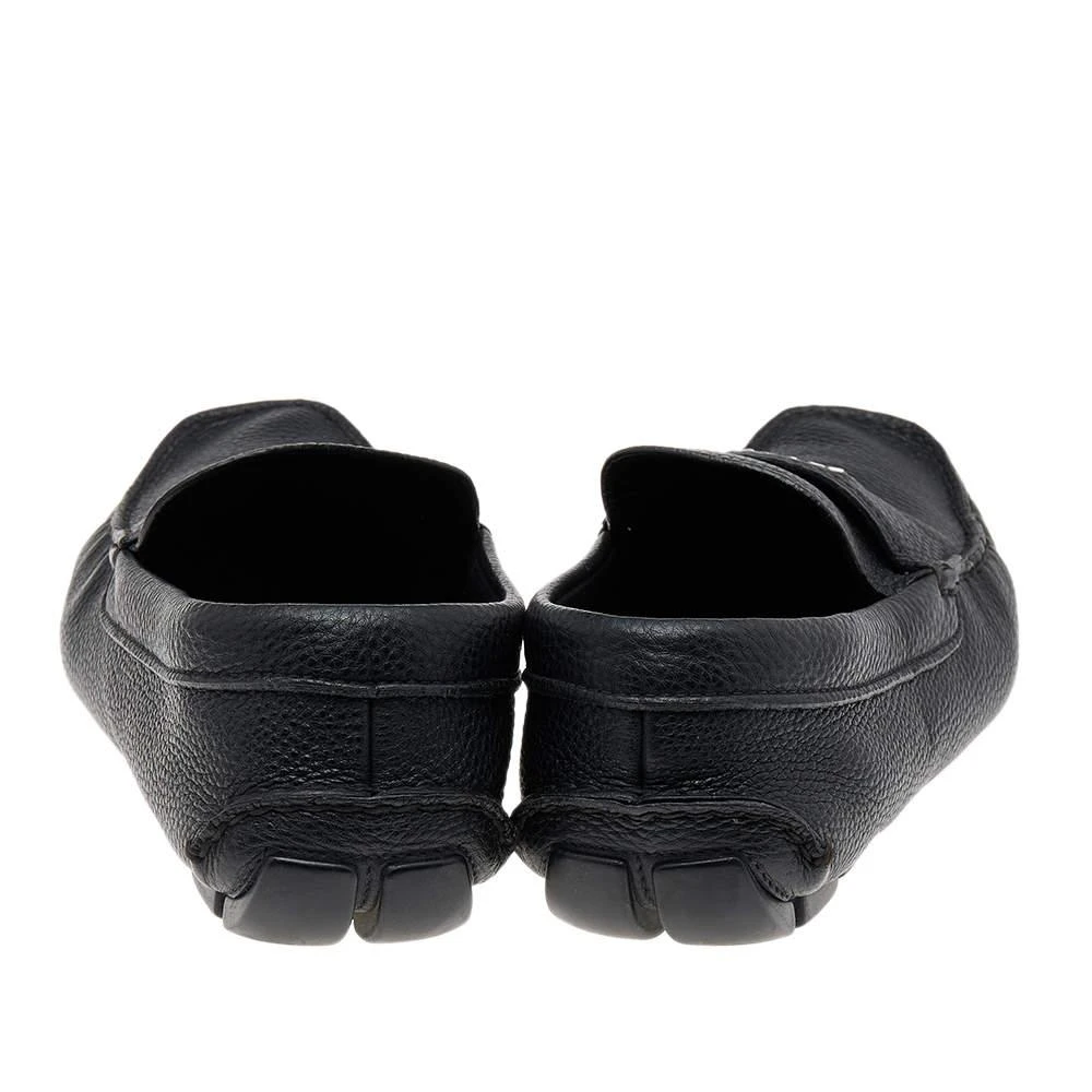 Prada Prada Black Leather Slip On Loafers Size 42.5 5