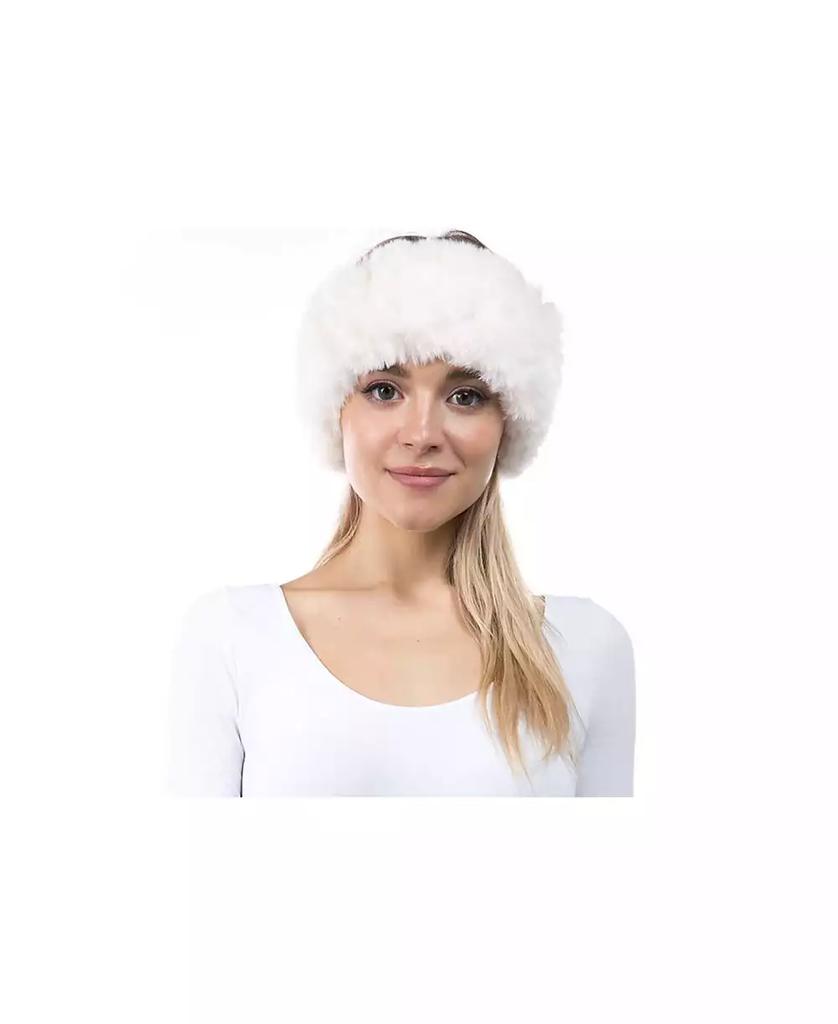 MARCUS ADLER Women's Plush Faux Fur Stretch Headband