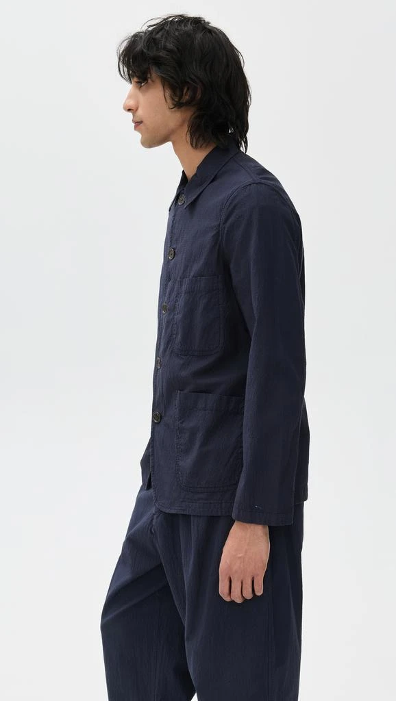 Universal Works Seersucker Bakers Jacket 3