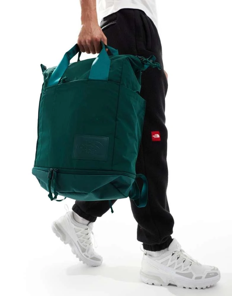 The North Face The North Face Never Stop utility backpack in dark green 4
