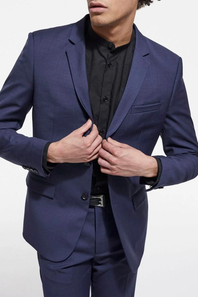 The Kooples The Kooples - Veste De Costume En Laine Bleu Marine - Homme 3