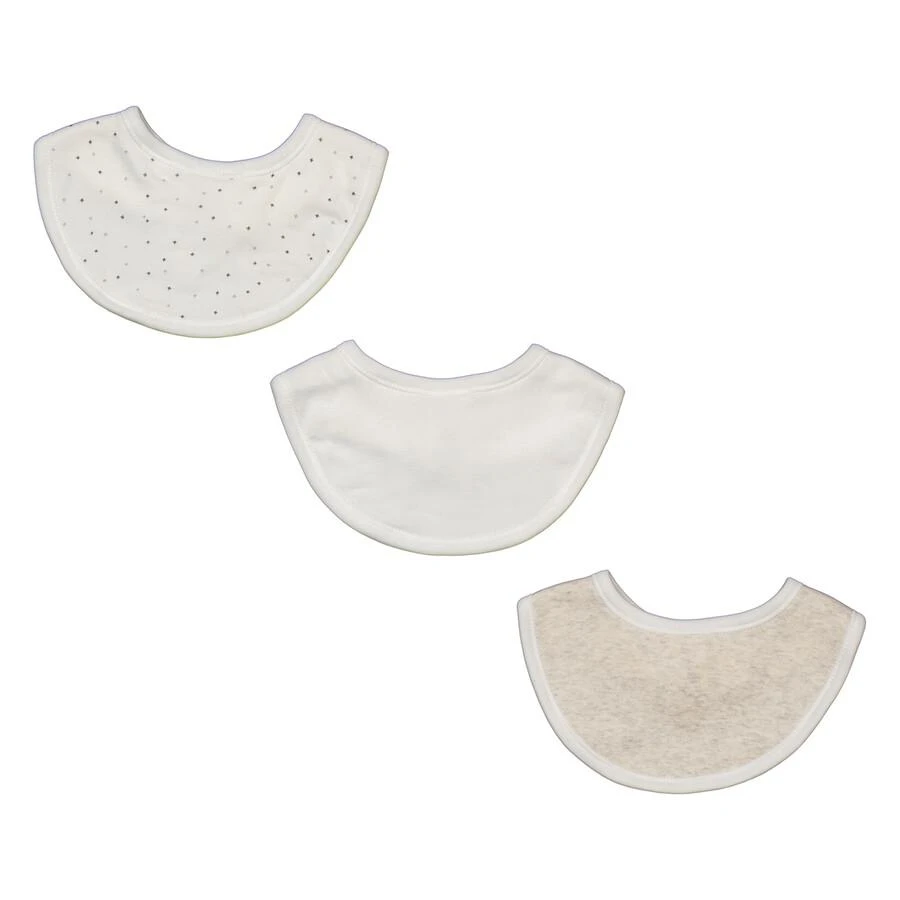PETIT BATEAU Petit Bateau Infant 3-Pack Baby Bibs, Size 12M 2