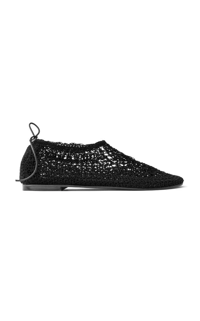 Hvoya Hvoya - Chaotic Cotton Ballet Flats - Black - IT 36 - Moda Operandi 1