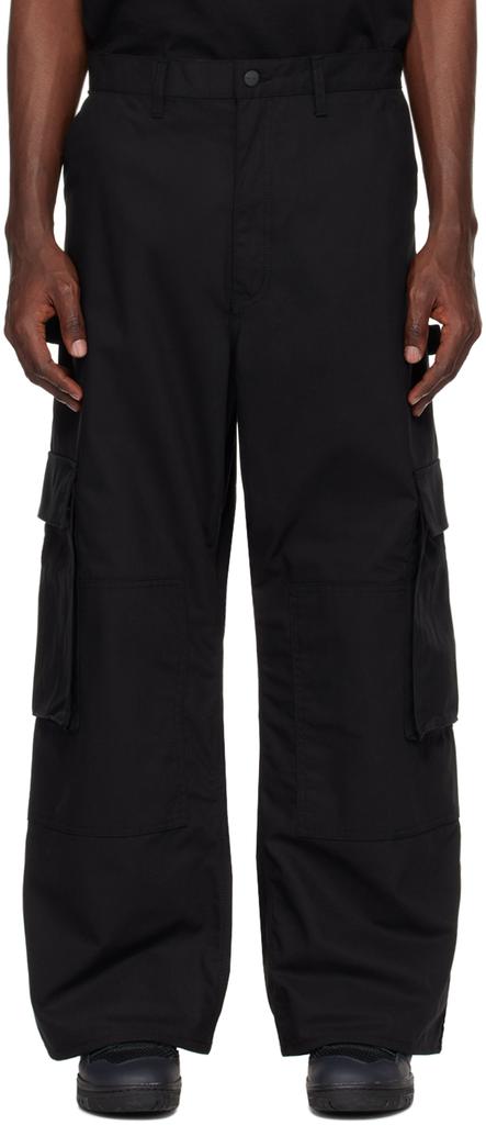 Shop Black Comme Des Garçons Carhartt Edition Cargo Pants on
