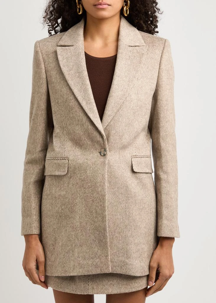ODD MUSE The Ultimate Muse striped brushed-knit blazer 2