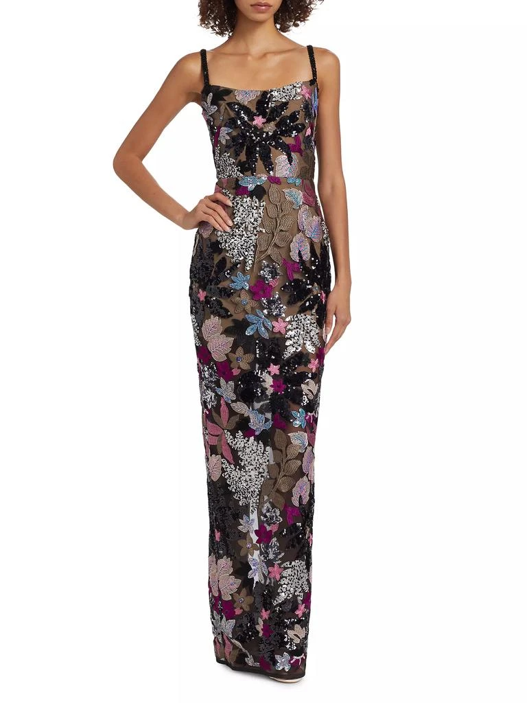 BRONX AND BANCO Dahlia Leona Embroidered Gown 3
