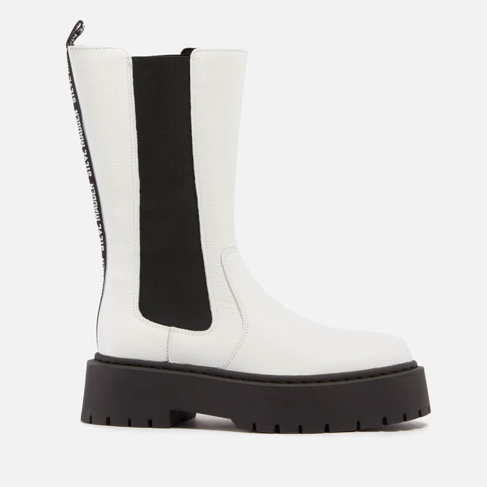 Steve Madden STEVE MADDEN VIVIANNE LEATHER CHELSEA BOOTS