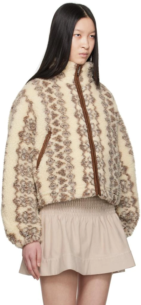 Isabel Marant Off-White & Brown Mackensy Jacket 2