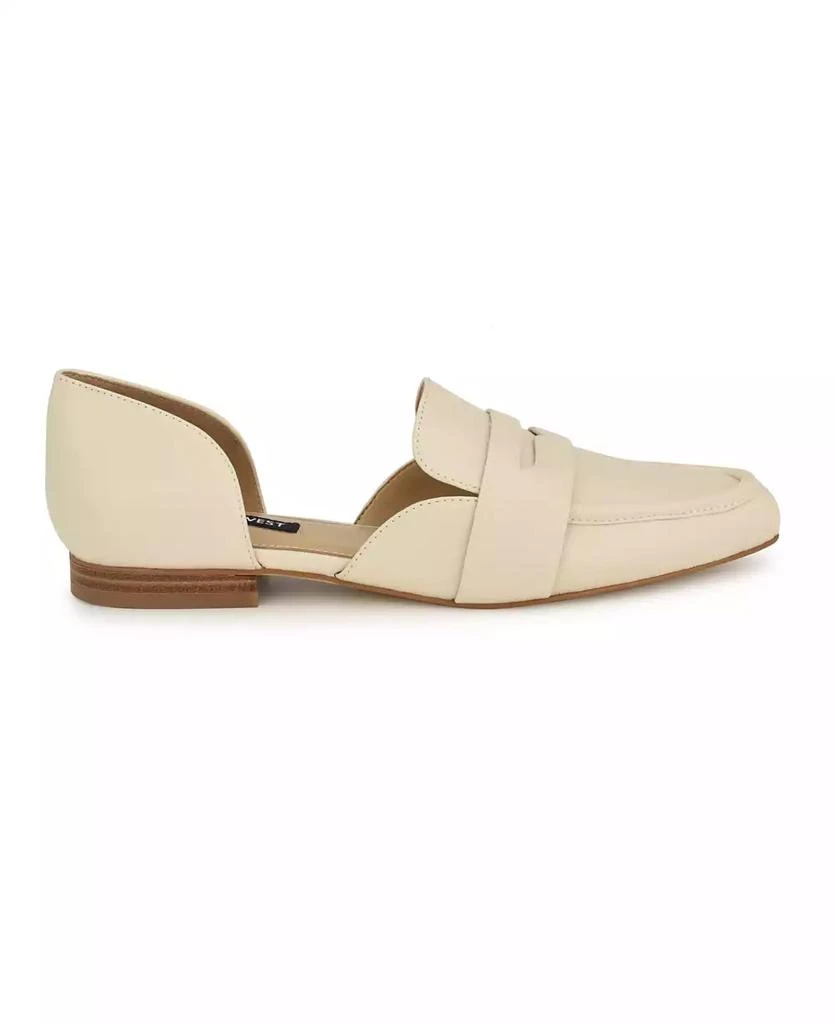 Nine West Women's Gorel D'Orsay Pointy Toe Dress Flat Loafers 2