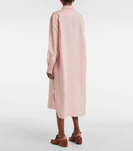 Loro Piana Lora linen shirt dress 3