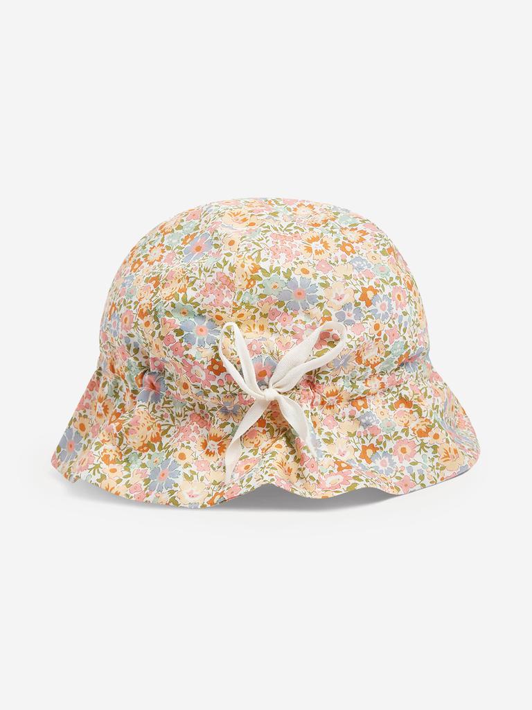 Bonpoint Bonpoint Baby Girls Floral Grigri Hat in Pink