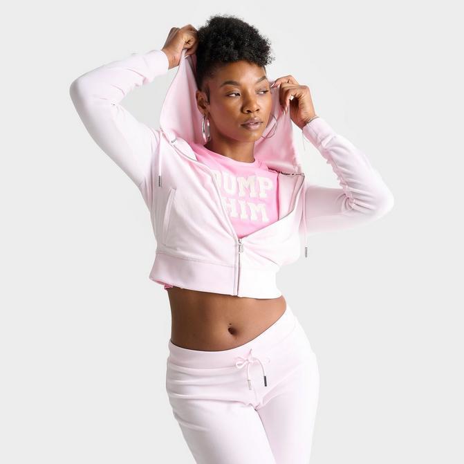 JUICY COUTURE Women s Juicy Couture Classic Heart Hoodie Women s Tops BeyondStyle