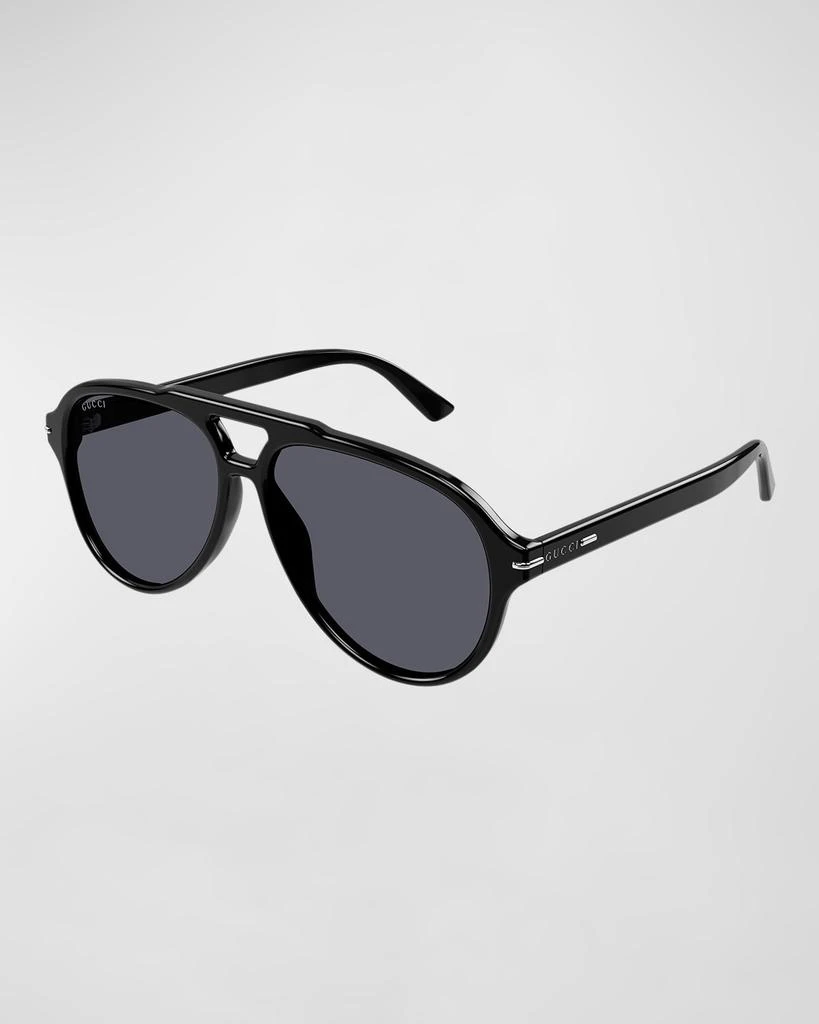 Gucci Men's GG1443Sm Acetate Aviator Sunglasses 1