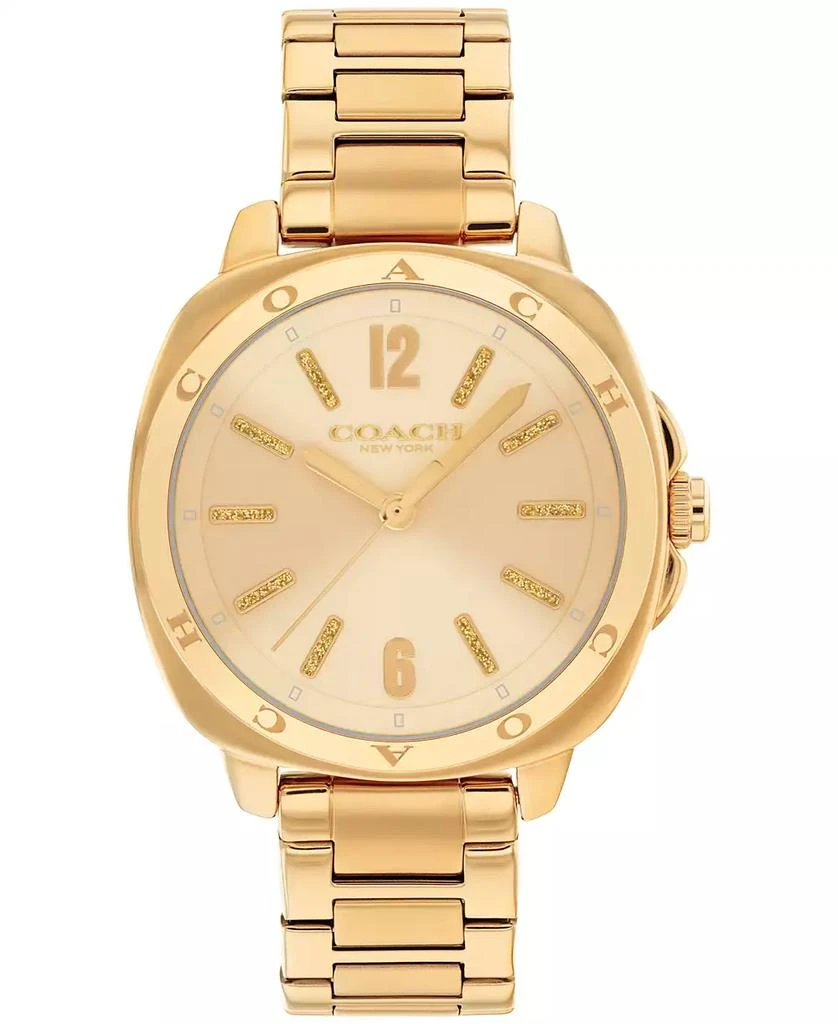 Coach Women's Kitt Gold-Tone Stainless Steel Bracelet Watch, 34mm 1