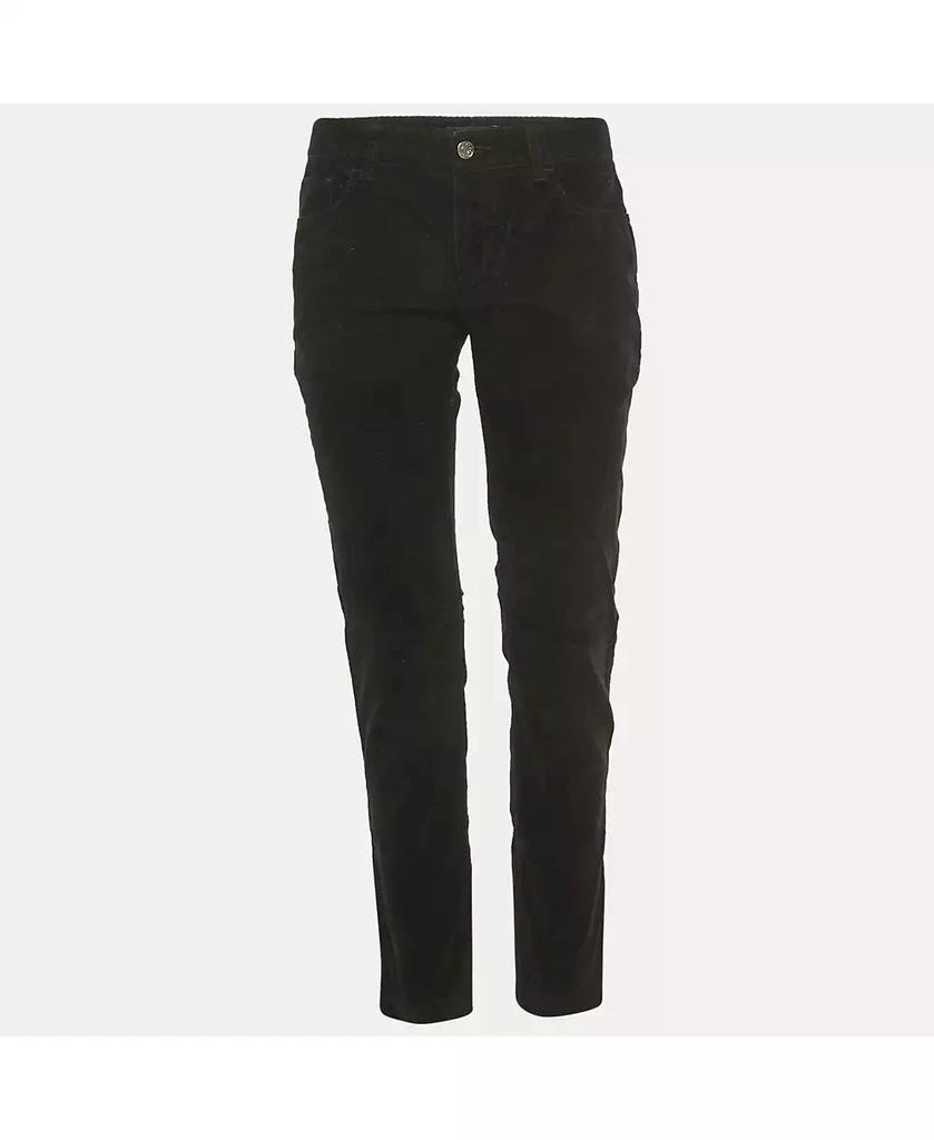 Pre-Owned Dolce 
Gabbana Women
s Black Corduroy Slim Fit Jeans