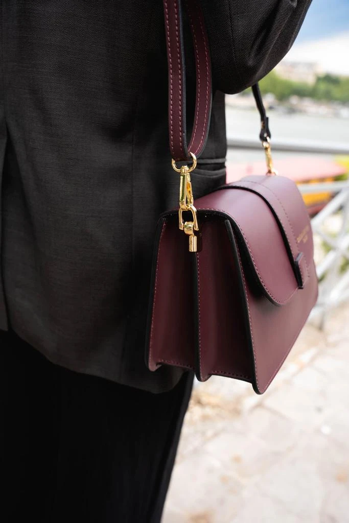 Maison Heritage Sac Porte Epaule Ligou - Bordeaux - Femme 3