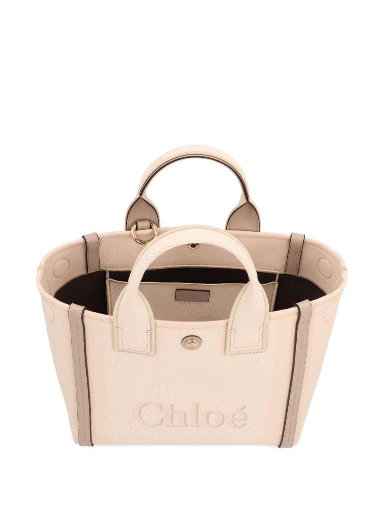 Shop CHLOÈ - Carry Small Canvas Tote Bag on Sale at