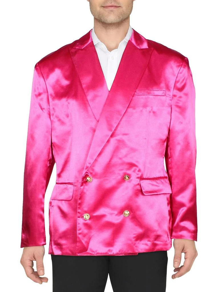 And Now This Mens Satin Suit Separate Double-Breasted Blazer 1