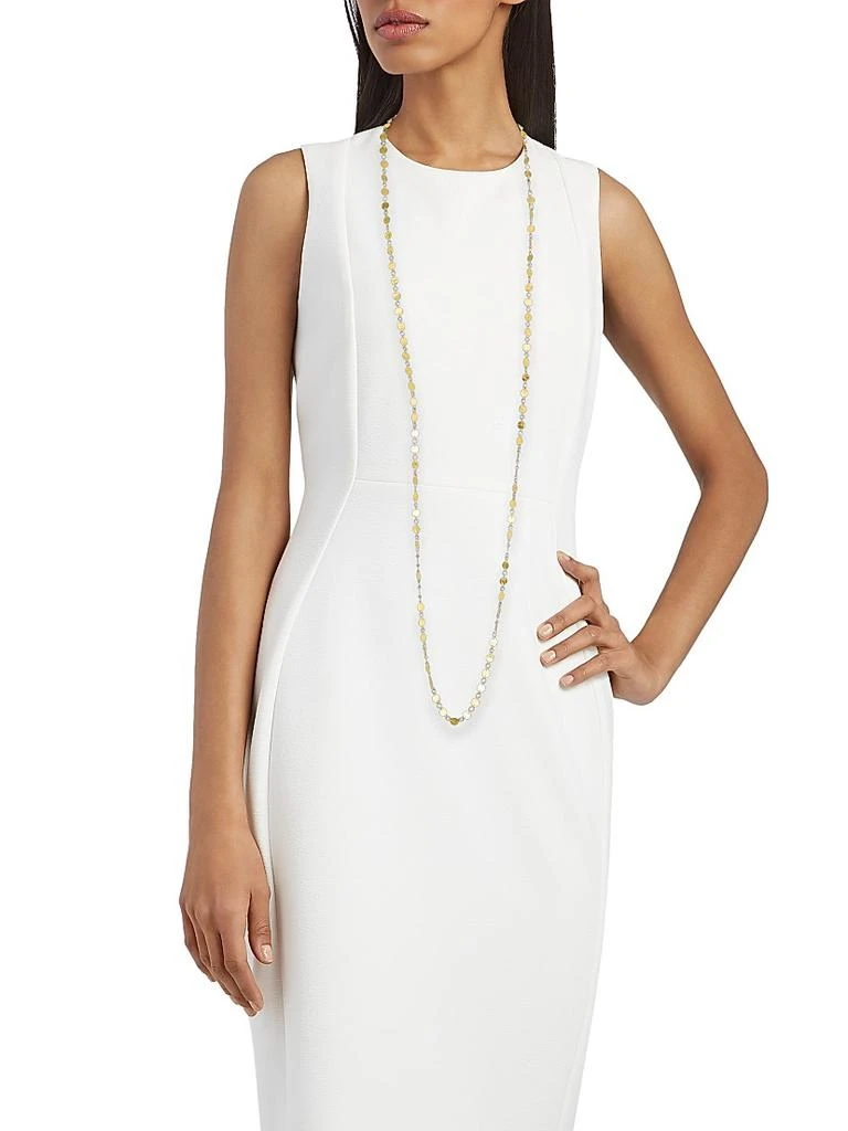 Gurhan Lush 24K Yellow Gold Long Flake Necklace 2