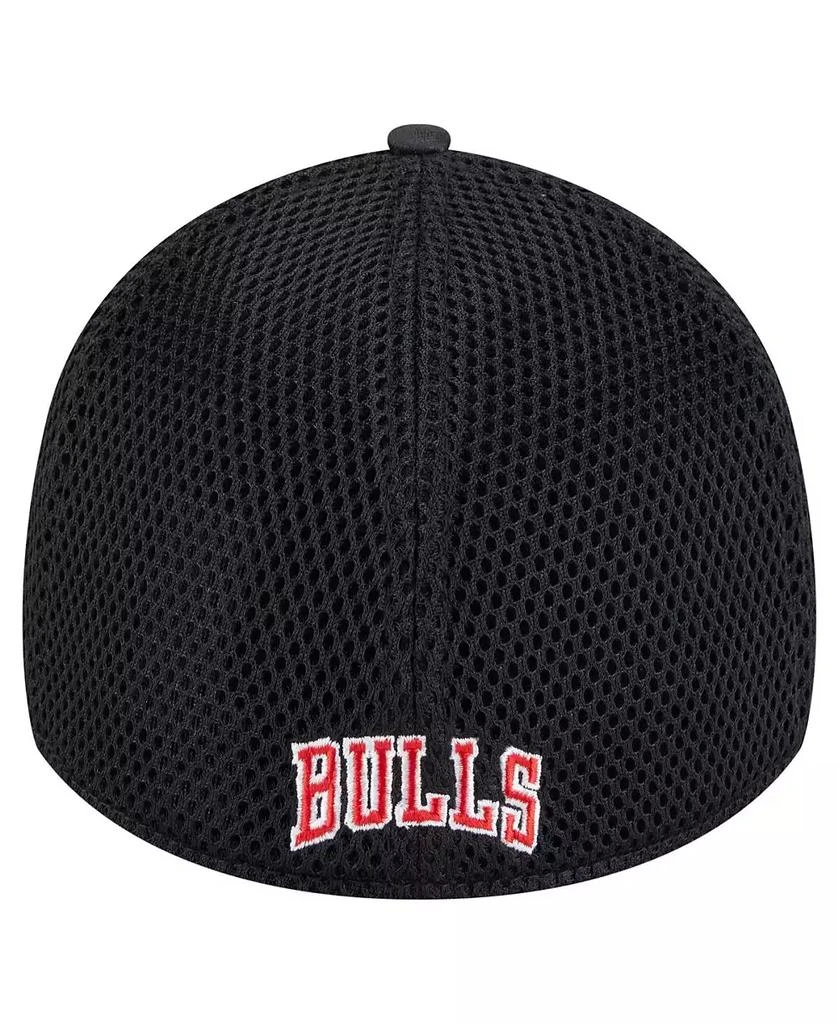 New Era Men's Black Chicago Bulls Subtle Camo 39THIRTY Flex Hat 4