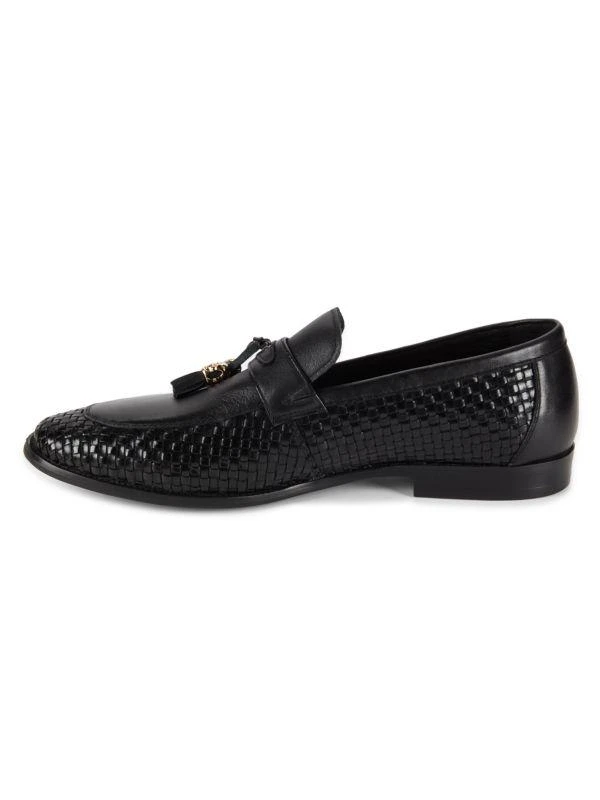 Robert Graham Hiatus Apron Toe Leather Tassel Loafers 4