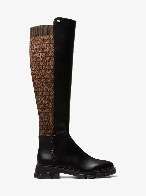 Michael Kors Ridley Logo Stretch Knit Boot 2