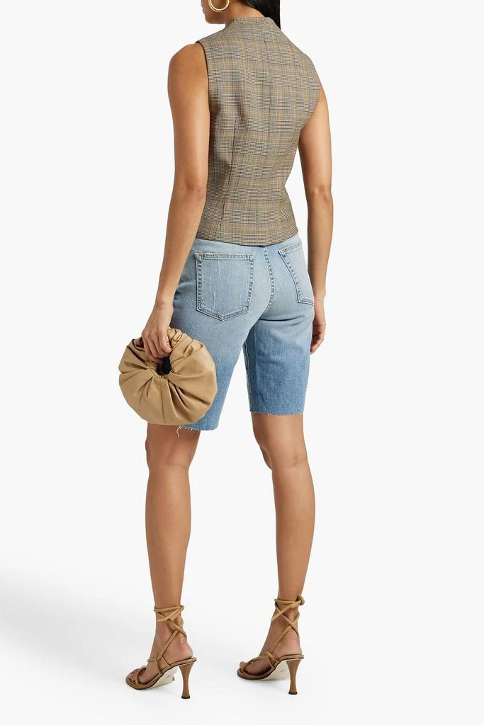 Nili Lotan Boyfriend frayed denim shorts 3
