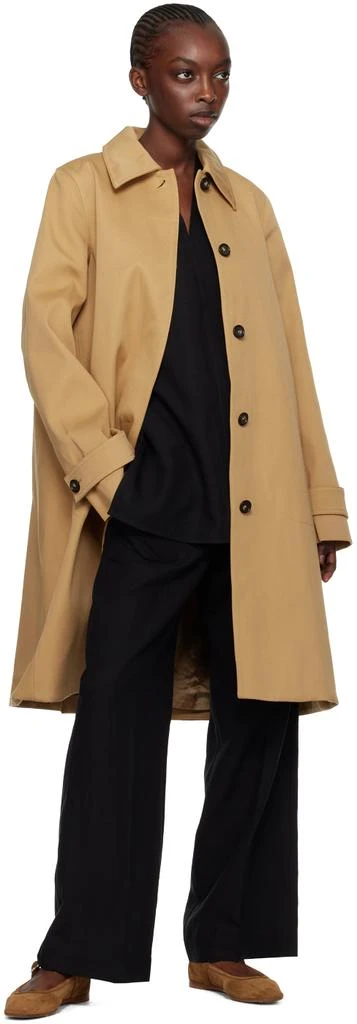 Totême Tan A-Line Car Coat 4