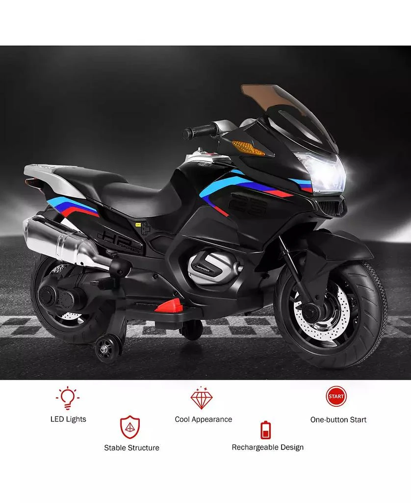 SUGIFT 12V Kids Ride On Motorcycle Electric Motor Bike 8