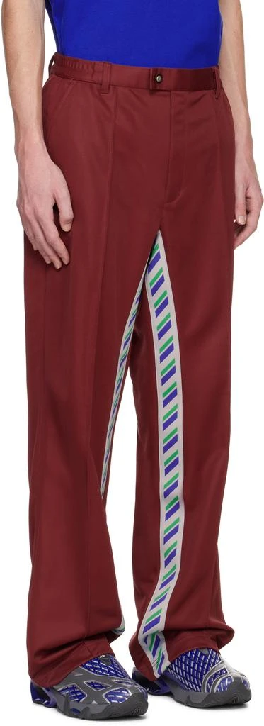 Asics NOVALIS Burgundy Styrax Track Pants 2