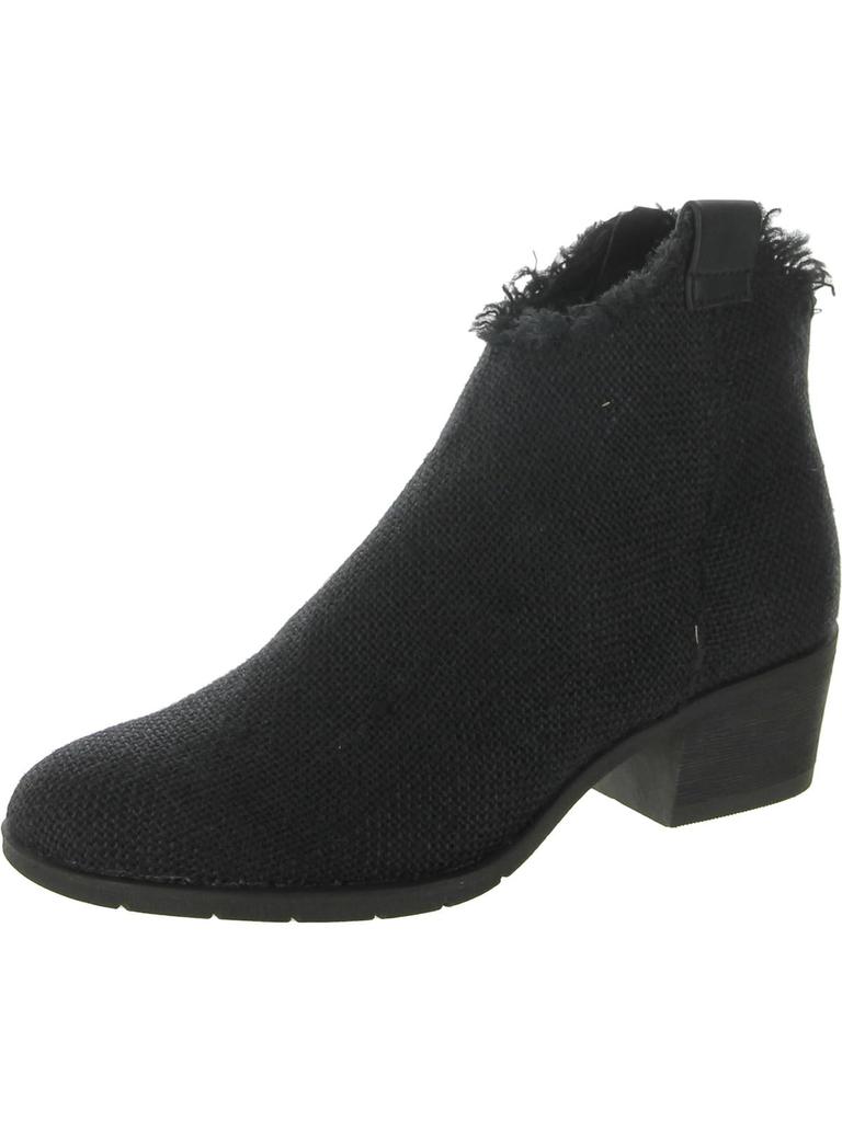 Seven Dials Uma Womens Jute Pull On Ankle Boots