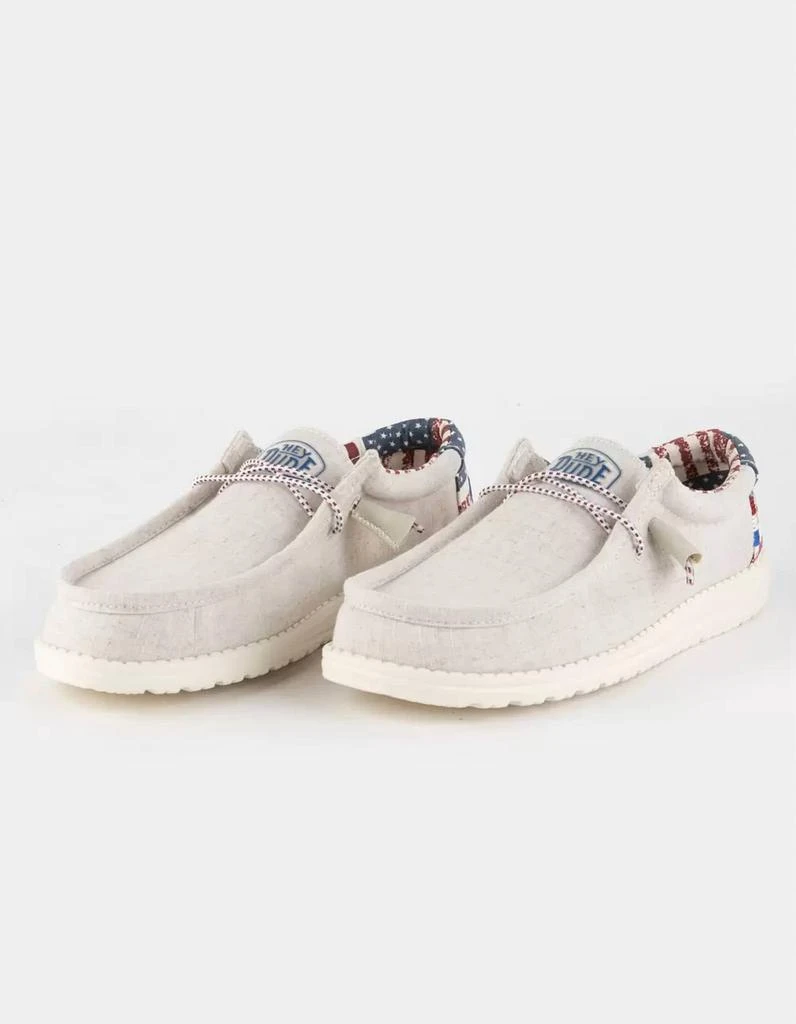 Hey Dude Wally Patriotic Shoes 1
