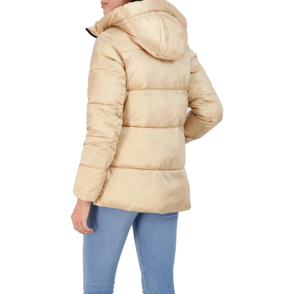 Sam Edelman Iridescent Womens Quilted Warm Puffer Jacket 2