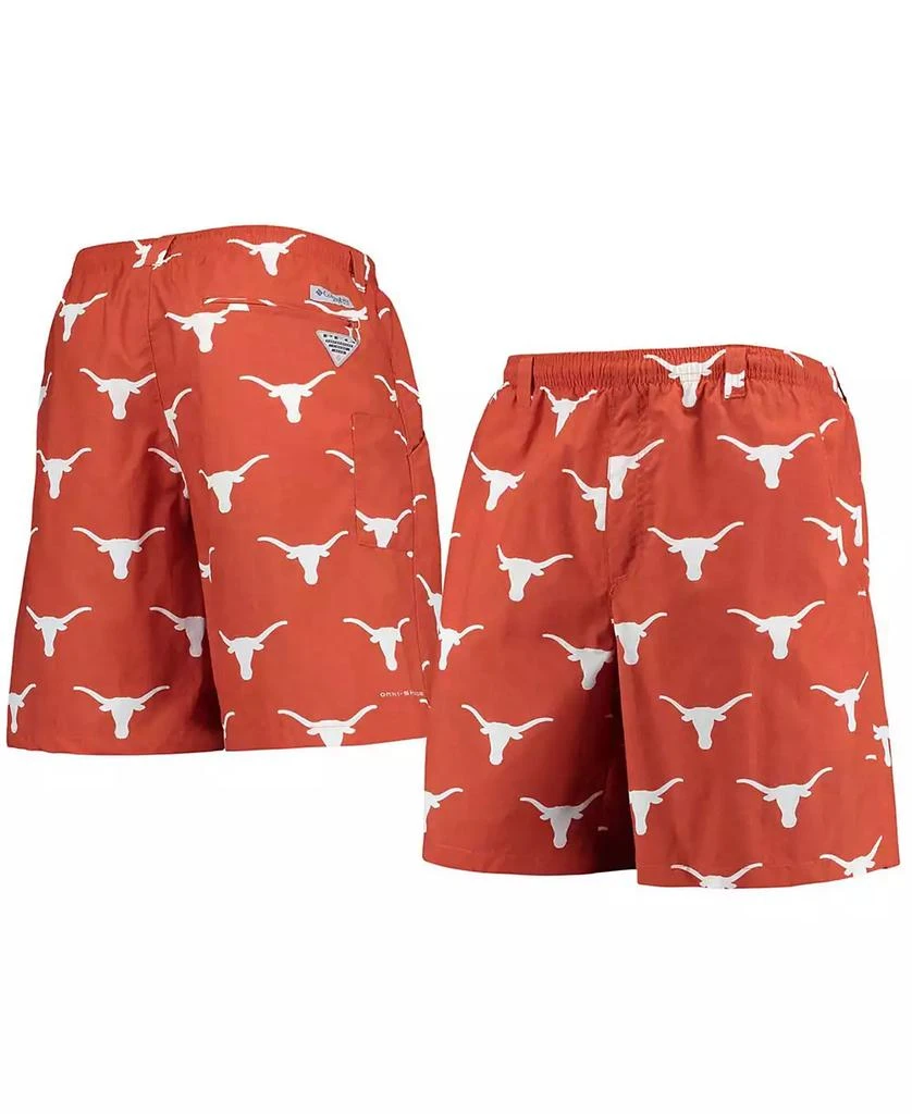 Columbia Men's Texas Orange Texas Longhorns Backcast II Omni-Shade Hybrid Shorts 1