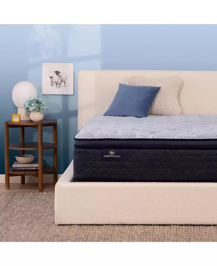 Serta CLOSEOUT! Perfect Sleeper Blue Lagoon Night 14" Plush Pillow Top Mattress Collection 2
