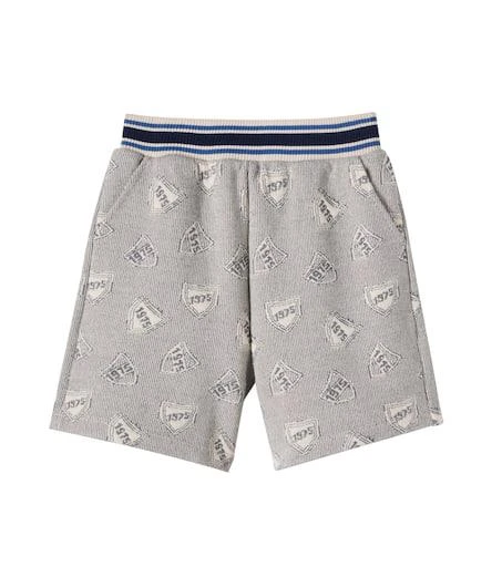 Bonpoint Edel jacquard cotton-blend fleece shorts