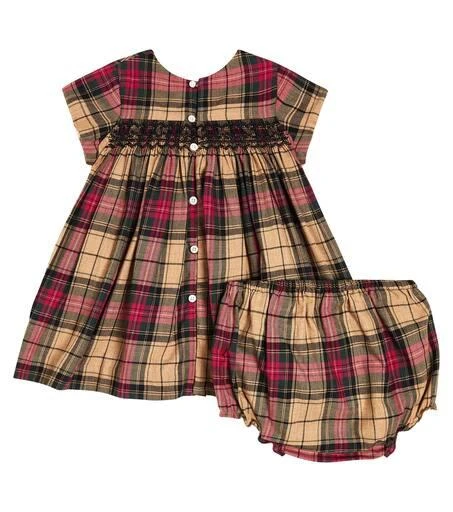 Bonpoint Baby Maruska cotton dress and bloomers set 4