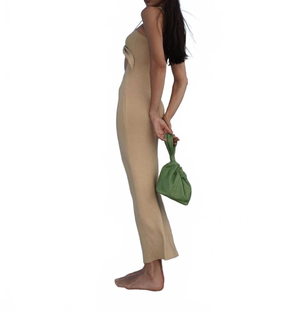 Lemiz Women's Mariposa Wristlet Leather Handbag In Avocado 4
