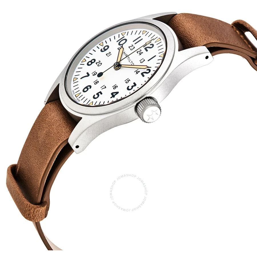 Hamilton Khaki Field Hand Wind White Dial Men's Watch H69439511 2
