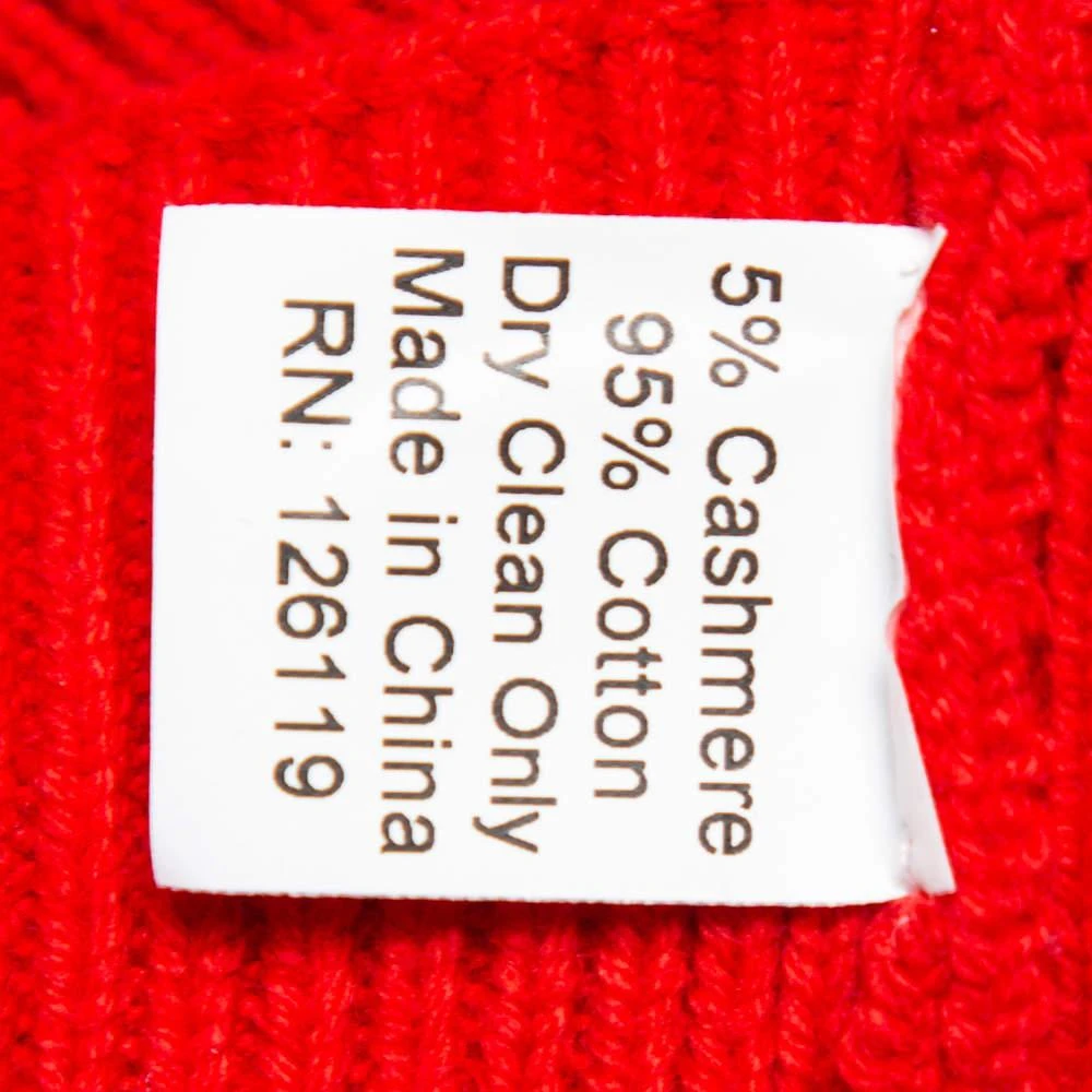 Victor Glemaud Victor Glemaud Red Knit Sleeveless Open Back Detail Sweater Vest M 6
