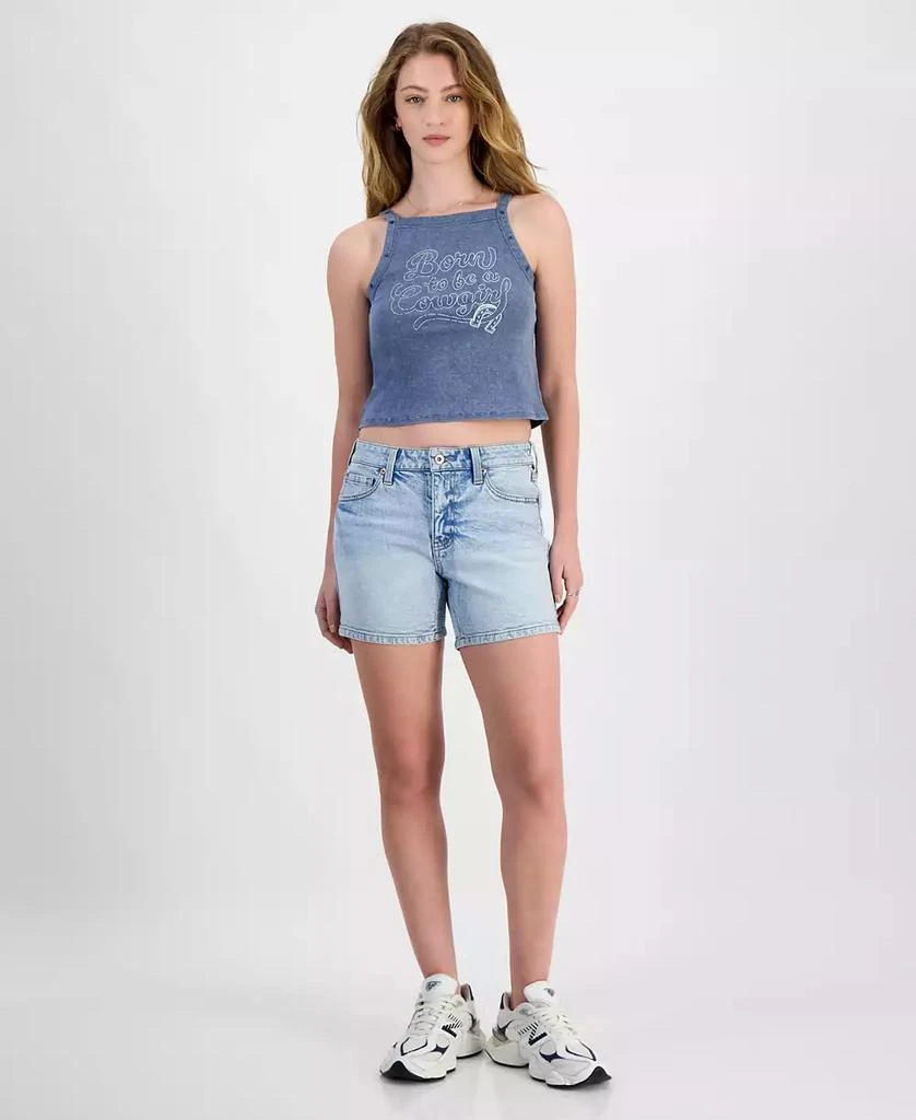 Celebrity Pink Juniors' Mid-Rise Basic Shorts 5