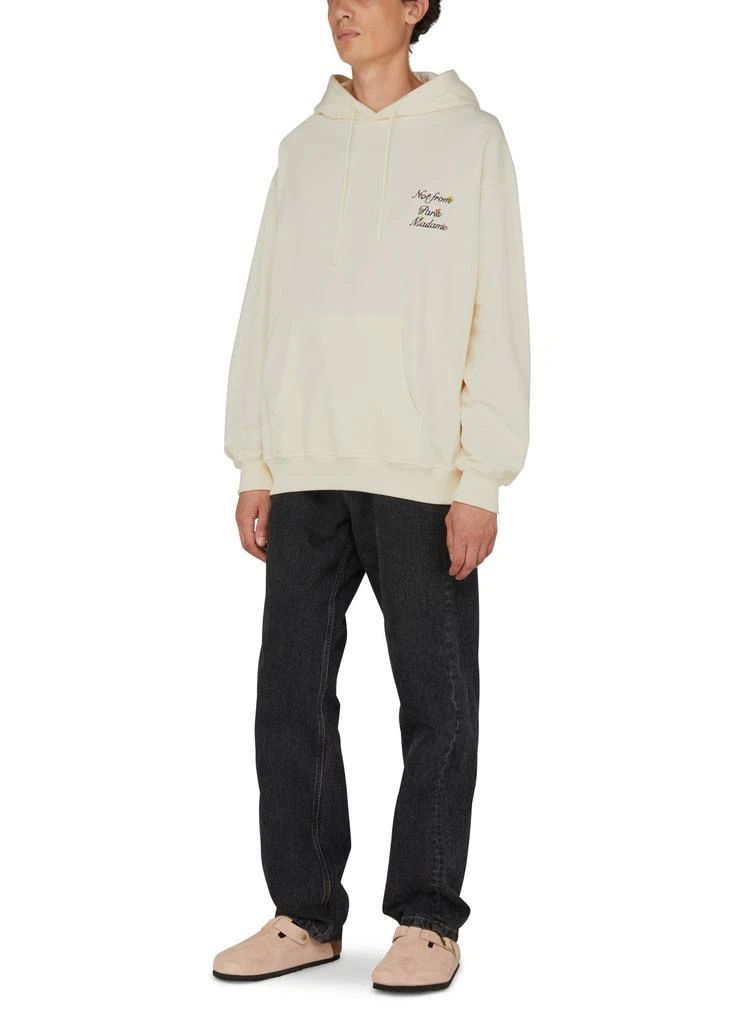 Drôle de Monsieur Floral slogan hoodie 2