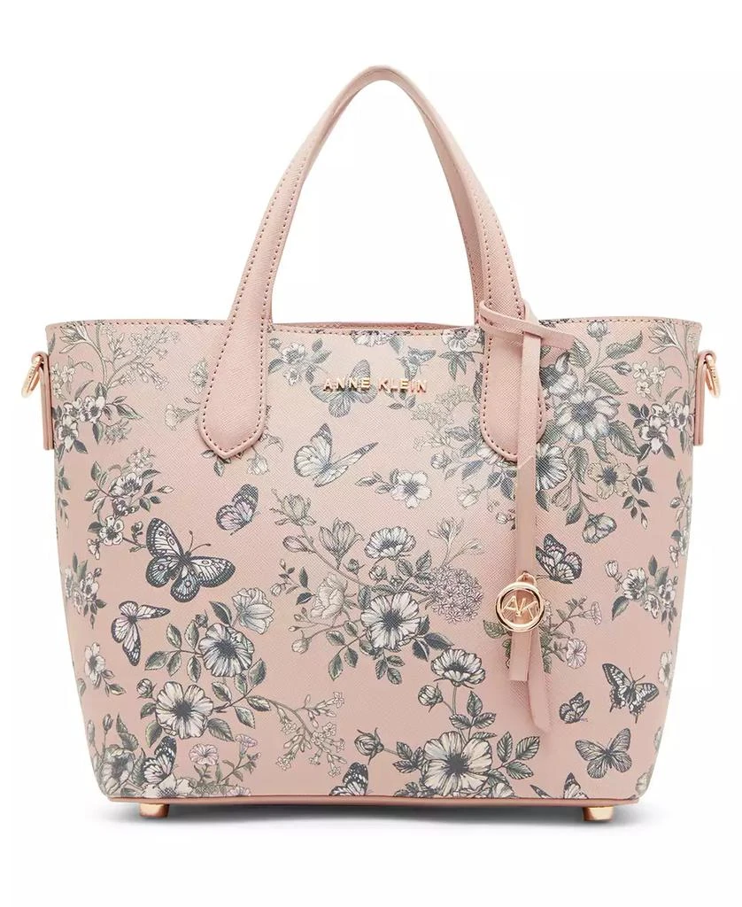 Anne Klein Bonded Mini Floral Tote Bag 1