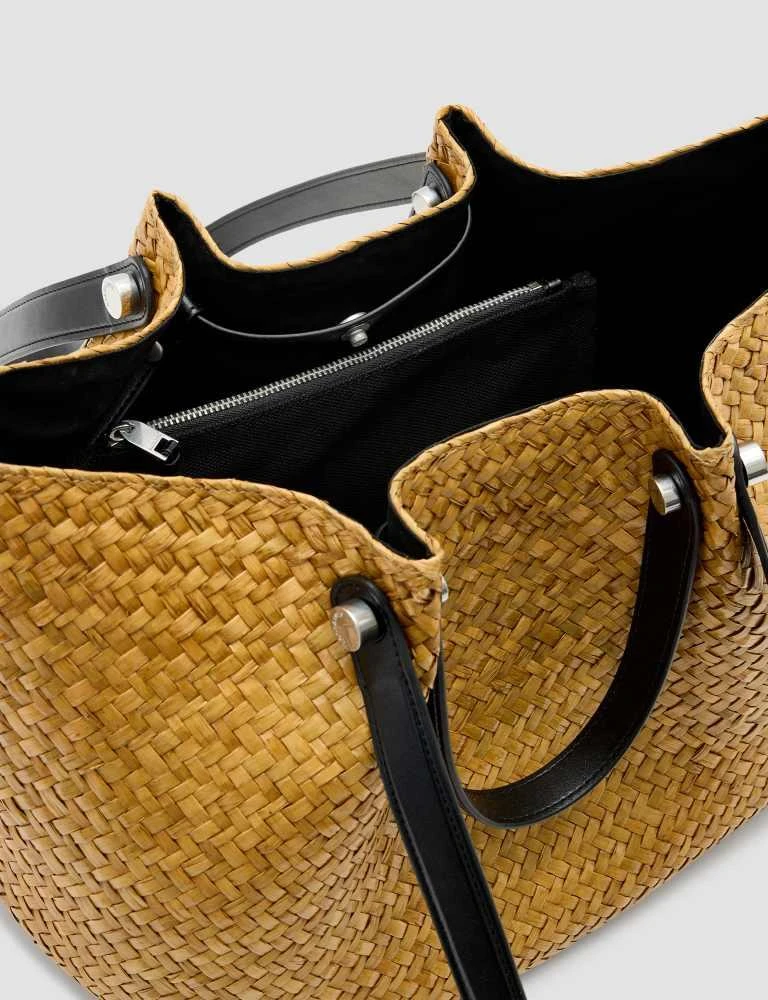 ALL SAINTS AllSaints Allington straw shoulder bag in natural 2