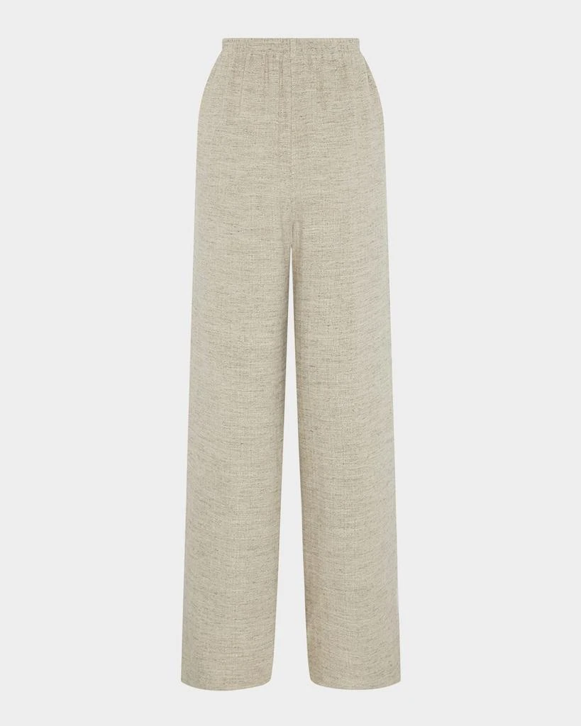 Eskandar Linen Flared Trousers 1