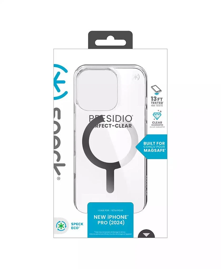 Speck Presidio Perfect Clear MagSafe Case for Apple iPhone 16 Pro 6