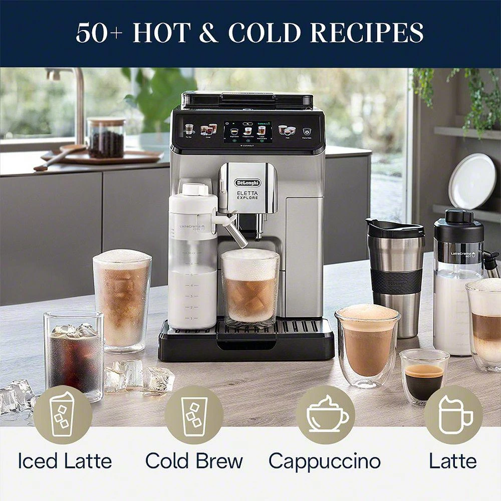 De'Longhi Eletta Explore Cold Brew Espresso Machine 7