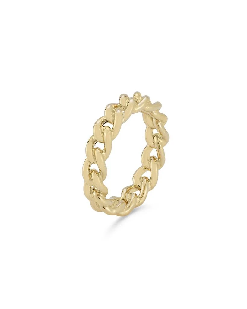 Bloomingdale's Curb Chain Ring in 14K Yellow Gold 1