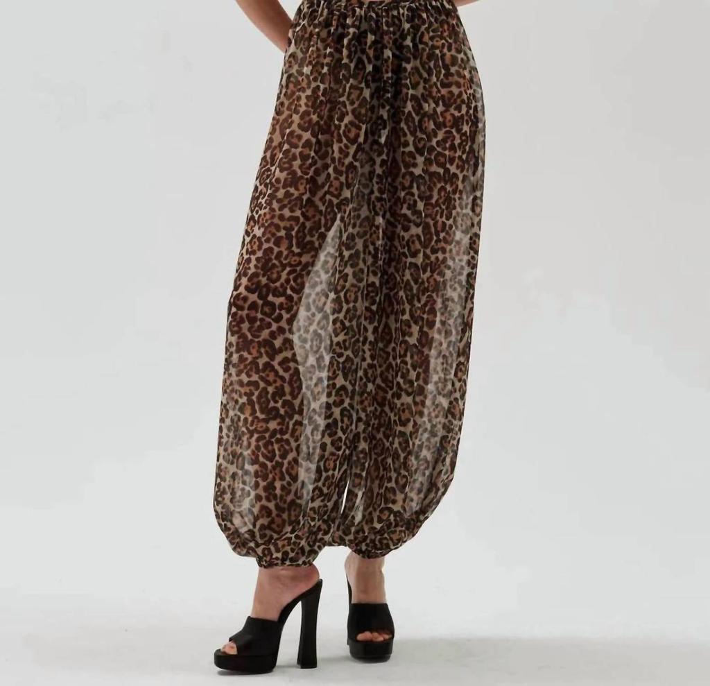 Ronny Kobo Women's Mora Jumpsuit In Leopard
